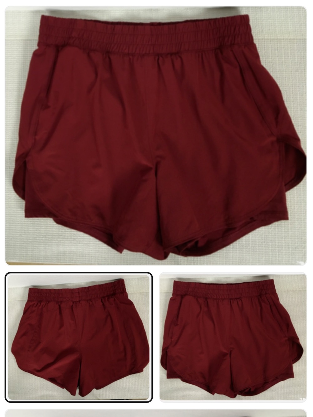 Women’s Maroon Athletic Shorts - Brand: